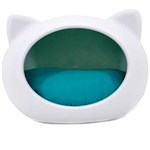 Ficha técnica e caractérísticas do produto Cat Cave Branco e Azul - Guisa Pet