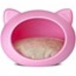 Ficha técnica e caractérísticas do produto Cat Cave Rosa e Bege - Guisa Pet