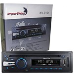 Cd Mp3 Player Automotivo Toca Som Carro Importway KV-9101 Usb Sd Aux Fm