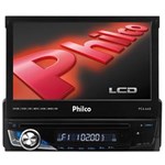Ficha técnica e caractérísticas do produto CD Player Automotivo Philco PCA660 com Tela de 7”, Rádio AM/FM, Função ID3, Entradas para Cartão de Memória, Auxiliar e USB + Controle Remoto