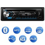 Ficha técnica e caractérísticas do produto CD Player Automotivo Pioneer DEH-S4080BT 1 Din Bluetooth USB AUX RCA FM MP3 WMA Smartphone Mixtrax