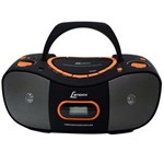 Ficha técnica e caractérísticas do produto CD Player Lenoxx Boombox BD-140 com MP3, Entrada USB, Entrada Auxiliar e Rádio AM/FM – 5,5 W
