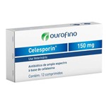 Ficha técnica e caractérísticas do produto Celesporin 150mg - Ourofino - 10 Comprimidos