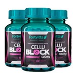 Cellublock Anticelulite - 3 Un de 60 Cápsulas - Fortvitta