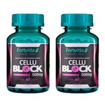 Cellublock Anticelulite - 2 Un de 60 Cápsulas - Fortvitta
