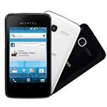 Ficha técnica e caractérísticas do produto Celular Alcatel One Touch Pixi Preto com Tela 3.5”, Dual Chip, Câmera 2MP, Android 2.3, 3G, Wi-Fi, Bluetooth e 2 Capas Traseiras - Claro