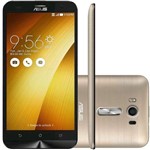 Smartphone Tela 5.5 13MP+5MP ZE550KL 32GB Asus Zenfone 2 LASER Dual Sim- Dourado