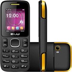 Ficha técnica e caractérísticas do produto Celular Blu Zoey Desbloqueado Preto-Amarelo 24MB
