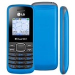 Ficha técnica e caractérísticas do produto Celular Desbloqueado LG B220 Preto/Azul com Dual Chip, Rádio FM, Display Colorido de 1.45” e Super Lanterna