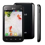 Ficha técnica e caractérísticas do produto Celular Desbloqueado LG Optimus L4 II Tri Preto com Tela de 3,8”, Trial Chip, Tv Digital, Android 4.1, Câmera 3MP, 3G, Wi-Fi, Rádio FM e Bluetooth