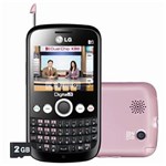 Ficha técnica e caractérísticas do produto Celular Desbloqueado LG X350 Rosa com Dual Chip, QWERTY, Câmera 2MP, TV Digital, MP3, Rádio FM, Bluetooth e Fone de Ouvido