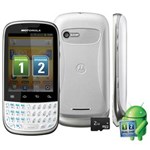 Ficha técnica e caractérísticas do produto Celular Desbloqueado Motorola Fire XT317 Branco Dual Chip com Câmera 3MP, Android 2.3, Qwerty, MP3, FM, 3G, AGPS, Wi-Fi, Bluetooth, Fone e Cartão 2GB