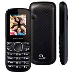 Celular Desbloqueado Multilaser Max Ii P3297 Preto com Quadri Chip, Câmera Vga, Mp3, Mp4, Rádio Fm