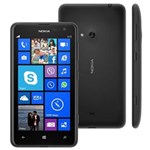 Ficha técnica e caractérísticas do produto Celular Desbloqueado Nokia Lumia 625 Preto com Windows Phone 8, Tela 4.7”, Processador 1.2GHz Dual Core, Câmera 5MP, 3G, 4G, Wi-Fi e Bluetooth - Tim