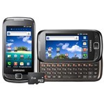 Ficha técnica e caractérísticas do produto Celular Desbloqueado Samsung I5510 Galaxy 551 Preto QWERTY, Android 2.2, Wi-Fi, 3G, Câmera 3.2, GPS, MP3, Rádio FM, Touchscreen, Fone e Cartão 2GB