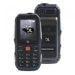 Celular DL Power Phone, Dual Chip, Função Power Bank, Bateria, Lanterna e Alto Falante Power