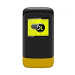 Ficha técnica e caractérísticas do produto Celular Dl Yc - 230 Flip - Preto/amarelo