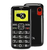 Ficha técnica e caractérísticas do produto Celular DL YC110 - Dual SIM, Tela 1.8, Radio FM, Exclusiva Função SOS e Bateria de Longa Duração