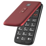 Ficha técnica e caractérísticas do produto Celular Flip Vita Dual Chip Vermelho P9021 - 60