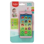Ficha técnica e caractérísticas do produto Celular Infantil Buba Baby Phone - Rosa