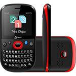 Celular Lenoxx CX-920 Desbloqueado Preto e Vermelho VGA