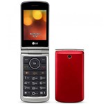 Celular LG G360 Dual Sim Tela 3.0" Câmera, Rádio Fm- Vermelho