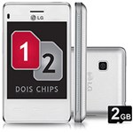 Ficha técnica e caractérísticas do produto Celular LG T375 Desbloqueado TIM Branco Dual Chip + Cartão de Memória 2GB