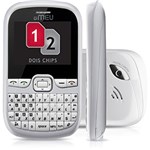 Ficha técnica e caractérísticas do produto Celular Meu SN45 Desbloqueado Branco Dual Chip - Qwerty , Câmera 1.3 MP - GSM