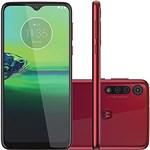 Ficha técnica e caractérísticas do produto Celular Motorola Moto G8 Play Vermelho Magenta 32GB Câmera Tripla 13MP + 8MP + 2MP
