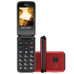 Ficha técnica e caractérísticas do produto Celular Multilaser Flip Vita P9020/P9021 Dualchip Bluetooth MP3 Vermelho