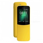 Celular Nokia 8110 TA-1059 DS Dual Sim 4GB Tela 2.4 2MP Rádio FM - Amarelo