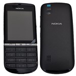 Ficha técnica e caractérísticas do produto Celular Nokia Asha 300 Preto Câmera 5 MP 1 GHz 3