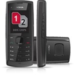 Celular Nokia X1-01 Desbloqueado TIM GSM C/ Leitor de Dois Chips, MP3 Player, Rádio FM, Lanterna e Fone de Ouvido