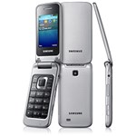 Ficha técnica e caractérísticas do produto Celular Samsung C3520 Desbloqueado, Prata, Câmera 1.3MP, Memória Interna 28MB