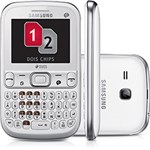 Ficha técnica e caractérísticas do produto Celular Samsung Ch@t 226 Duos Desbloqueado Tim, Branco, Dual Chip, Câmera VGA e Memória Interna 64MB