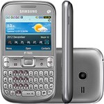 Ficha técnica e caractérísticas do produto Celular Samsung Ch@t 333 Trios S3333, Desbloqueado, Prata, Trial Chip, Câmera 2MP, Teclado Querty, MP3 Player, Rádio FM e Bluetooth