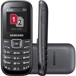 Celular Samsung E1207 Dual Chip Lanterna Rádio Fm - Preto