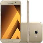 Ficha técnica e caractérísticas do produto Celular Samsung Galaxy A-520 2017 64gb Dual Dourado