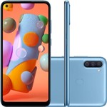 Ficha técnica e caractérísticas do produto Celular Samsung Galaxy A11 64Gb 6,4 Câmera Tripla Azul