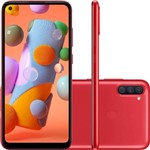Ficha técnica e caractérísticas do produto Celular Samsung Galaxy A11 Vermelho 64gb