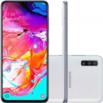 Ficha técnica e caractérísticas do produto Celular Samsung Galaxy A70 Branco 128GB Tela 6.7" 6GB RAM Camera Tripla