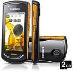 Celular Desbloqueado Samsung S5620 Star 3G Touch C/ Câmera 3.2MP, GPS, MP3 Player, Rádio FM, Wireless, Bluetooth e Cartão 2GB