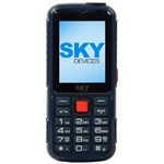 Ficha técnica e caractérísticas do produto Celular Sky Devices SKY Tank Dual SIM 32MB 2.4 Câmera de 0.08MP - Azul Escuro
