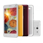 Ficha técnica e caractérísticas do produto Celular Smartphone Ms50 Quad Core 1GB 5Pol 8GB Branco NB256 Multilaser