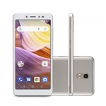 Celular Smartphone Multilaser 3G Quad Core 5,5” 8GB 8MP Android 8.1 MS50G NB731 Branco/Dourado
