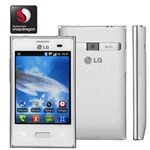 Ficha técnica e caractérísticas do produto Celular TIM LG Optimus L3 E400 Branco com Tela de 3,2”, Android 2.3, Câmera 3MP, 3G, Wi-Fi, GPS, FM, MP3, Bluetooth e Fone