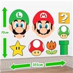 Ficha técnica e caractérísticas do produto Cenário Adesivo Super Mario Bros - Personagens