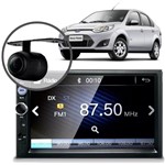 Ficha técnica e caractérísticas do produto Central Multimídia Mp5 Fiesta Sedan 2005 Câmera Bluetooth Espelhamento