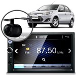 Ficha técnica e caractérísticas do produto Central Multimídia Mp5 Fiesta Sedan 2006 Câmera Bluetooth Espelhamento