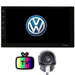 Ficha técnica e caractérísticas do produto Central Multimidia MP5 TV Golf VW 2009 2010 2011 2012 2013 - H-tech